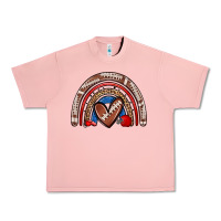 Salmon football rainbow Urban Heavy Tee - Zillion Design Studio