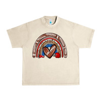 Sandshell football rainbow Urban Heavy Tee - Zillion Design Studio