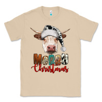 Mushroom merry christmas hereford cow Classic Tee - RanaPortraitStore