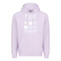 Lilac Meow Premium Hoodie - Bettercallsaul
