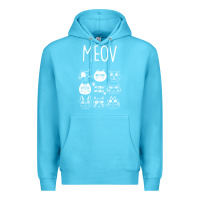 Ocean Blue Meow Premium Hoodie - Bettercallsaul