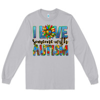 Moon Dust ı love someone with autism Long Sleeve Tee - AdoDesignShop