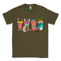 Army Green Easter coffee drinks Easter Day Classic Tee - Neo Western