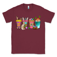 Burgundy Easter coffee drinks Easter Day Classic Tee - Neo Western