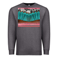 Charcoal Heather western fringe cowhide leopard Premium Sweatshirt - BarkalooDesign