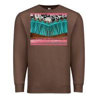 Chestnut western fringe cowhide leopard Premium Sweatshirt - BarkalooDesign