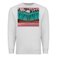 Dove Grey western fringe cowhide leopard Premium Sweatshirt - BarkalooDesign