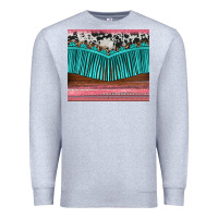 Heather Grey western fringe cowhide leopard Premium Sweatshirt - BarkalooDesign