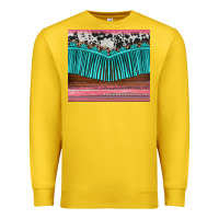 Lemon western fringe cowhide leopard Premium Sweatshirt - BarkalooDesign