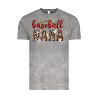 Cloud Rock baseball nana with leopard Vintage Tee - texasbilliewilder