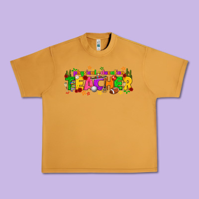 Physical Education Teacher Cinco De Mayo Urban Heavy Tee Designed By Texasbilliewilder