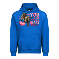 Cobalt you make my heart saur Urban Hoodie - LillyAllenDesigns