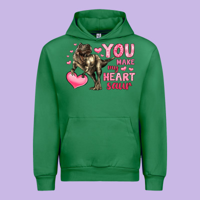 You Make My Heart Saur Urban Hoodie Designed By Lillyallendesigns