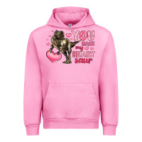 Fuchsia Pink you make my heart saur Urban Hoodie - LillyAllenDesigns