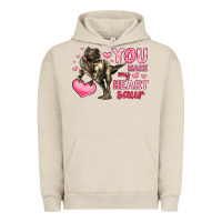 Pigment French Oak you make my heart saur Urban Hoodie - LillyAllenDesigns