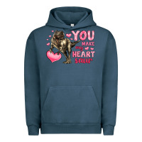 Pigment Midnight Navy you make my heart saur Urban Hoodie - LillyAllenDesigns