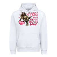 White you make my heart saur Urban Hoodie - LillyAllenDesigns