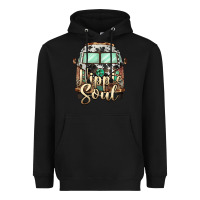 Black hippie soul caravan Heavyweight Hoodie - BarkalooDesign
