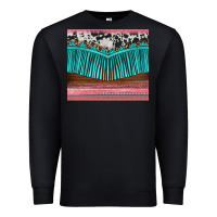 Black western fringe cowhide leopard Premium Sweatshirt - BarkalooDesign