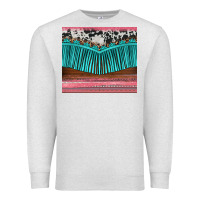 Oatmeal Heather western fringe cowhide leopard Premium Sweatshirt - BarkalooDesign