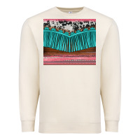 Sandshell western fringe cowhide leopard Premium Sweatshirt - BarkalooDesign