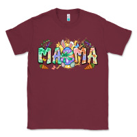 Burgundy Easter Day mama Classic Tee - Neo Western