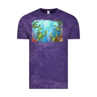 Cloud Purple lobster background Vintage Tee - BarkalooDesign