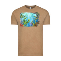Vintage Coffee lobster background Vintage Tee - BarkalooDesign