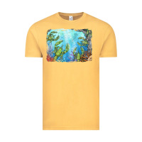 Vintage Mustard lobster background Vintage Tee - BarkalooDesign