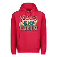 Cardinal teaching is my cardio Premium Hoodie - NancyCooperArtShop