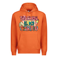 Carrot teaching is my cardio Premium Hoodie - NancyCooperArtShop
