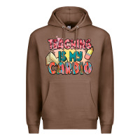 Chestnut teaching is my cardio Premium Hoodie - NancyCooperArtShop
