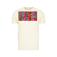 Vintage Arctic Love brushstrokes xoxo leopard and turquoise Vintage Tee - RanaPortraitStore