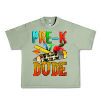 Oil Green pre k dude Urban Heavy Tee - texasbilliewilder