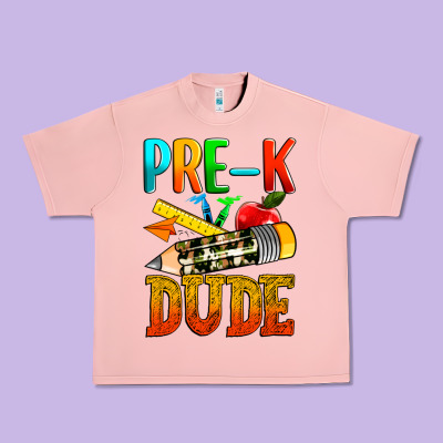 Pre K Dude Urban Heavy Tee Designed By Texasbilliewilder