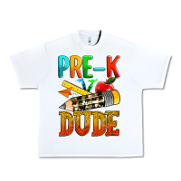 White pre k dude Urban Heavy Tee - texasbilliewilder