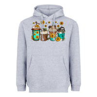 Heather Grey sloth coffee cups Heavyweight Hoodie - Jasminsmagicworld