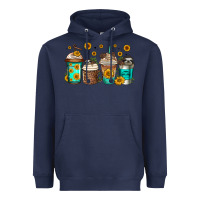 Navy sloth coffee cups Heavyweight Hoodie - Jasminsmagicworld