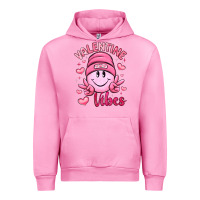 Fuchsia Pink valentine vibes Urban Hoodie - LillyAllenDesigns