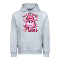 Heather Grey valentine vibes Urban Hoodie - LillyAllenDesigns
