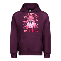 Mauve Wine valentine vibes Urban Hoodie - LillyAllenDesigns