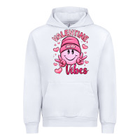 White valentine vibes Urban Hoodie - LillyAllenDesigns