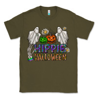 Army Green hippie halloween Classic Tee - CowhideDigitalArt