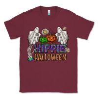 Burgundy hippie halloween Classic Tee - CowhideDigitalArt