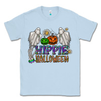 Dusty Blue hippie halloween Classic Tee - CowhideDigitalArt