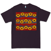 Plum usa and sunflower pattern Premium Tee - Artiststas