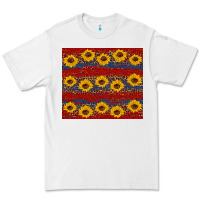 White usa and sunflower pattern Premium Tee - Artiststas