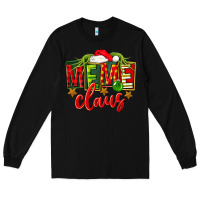 Black Christmas meme claus Long Sleeve Tee - FaDigitalArtStudio