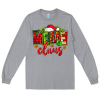 Heather Grey Christmas meme claus Long Sleeve Tee - FaDigitalArtStudio