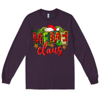 Plum Christmas meme claus Long Sleeve Tee - FaDigitalArtStudio